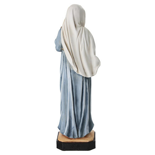 Estatua Virgen con Niño azul resina yeso 20 cm 8
