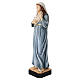 Statue Vierge à l'Enfant bleue résine poudre de plâtre 20 cm s7