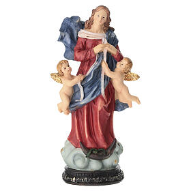 Figurka Matki Bożej Rozwiązującej Węzły, żywica, ręcznie malowana, 20 cm