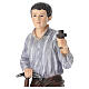 Figurka z żywicy, malowana, święty Pier Giorgio Frassati, 30cm s4