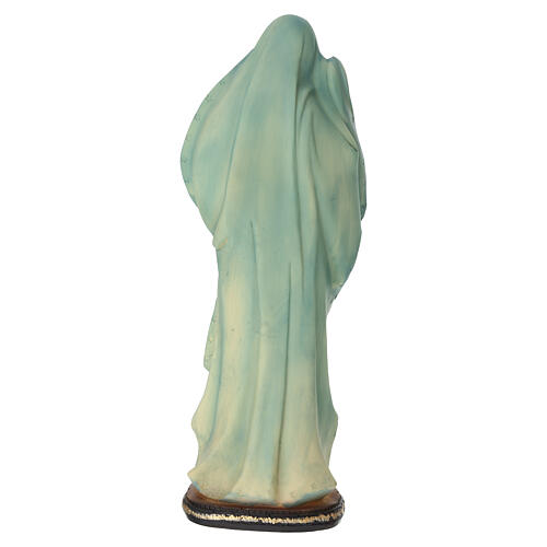 Estatua Virgen embarazada de resina pintada 30 cm 7