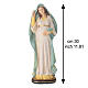 Estatua Virgen embarazada de resina pintada 30 cm s3