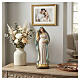 Statue Marie enceinte 30 cm en résine peinte s2