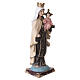 Estátua de resina pintada à mão Nossa Senhora do Carmo com escapulários 60 cm s5