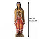 Statuette en résine peinte Sainte Kateri Tekakwitha 20 cm s3