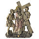 Way of the Cross plaques, 15 stations, bronze-finished resin, 10 in s4