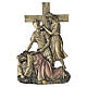 Via Sacra quadros 15 estações resina efeito bronze 25 cm s11
