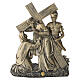 Stations of the Cross panels in bronzed resin, 15 stations, 25 cm s8