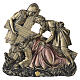 Stations of the Cross panels in bronzed resin, 15 stations, 25 cm s9