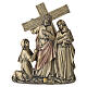 Stations of the Cross panels in bronzed resin, 15 stations, 25 cm s10