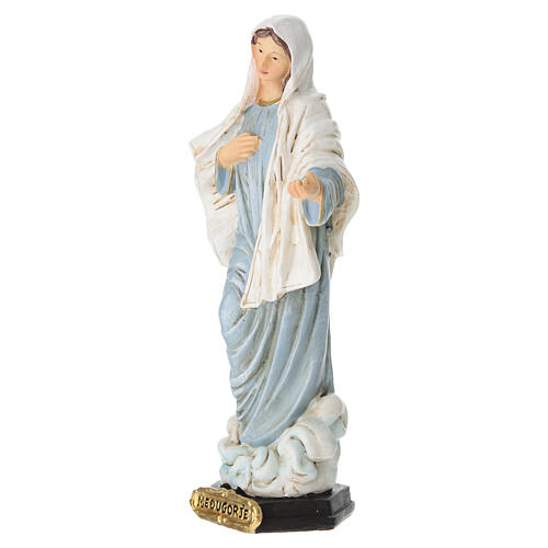 Matka Boża z Medjugorje, ręcznie malowana figurka z żywicy, 20 cm 4