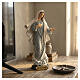 Our Lady of Medjugorje statue in hand-painted resin, 20 cm s2