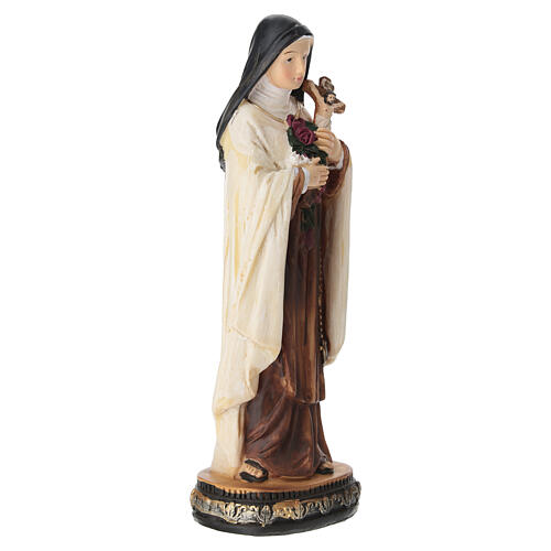 Statue peinte Sainte Thérèse de Lisieux 20 cm 5
