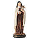 Statua dipinta Santa Teresa di Lisieux 20 cm s1