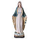 Vierge Immaculée 100 cm fibre de verre colorée pour extérieur s1