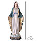 Vierge Immaculée 100 cm fibre de verre colorée pour extérieur s3