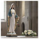 Statua Madonna Immacolata 100 cm vetroresina colorata per esterno s4