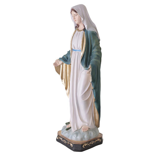 Nossa Senhora da Imaculada Conceição fibra de vidro colorida 100 cm para exterior 6
