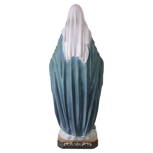 Nossa Senhora da Imaculada Conceição fibra de vidro colorida 100 cm para exterior 11