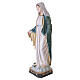 Immaculate Mary statue in painted fiberglass 100 cm for outdoor use s6