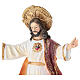Sacred Heart of Jesus statue with golden halo, 30 cm s4