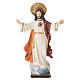 Estatua Sagrado Corazón de Jesús con aureola dorada 30 cm s1