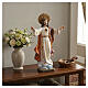 Estatua Sagrado Corazón de Jesús con aureola dorada 30 cm s2
