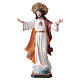 Estatua Sagrado Corazón de Jesús en actitud bendeciente resina pintada 60 cm s1