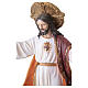 Estatua Sagrado Corazón de Jesús en actitud bendeciente resina pintada 60 cm s7