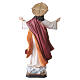 Sacred Heart of Jesus statue in blessing pose in painted resin, 60 cm s6