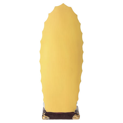Nossa Senhora de Guadalupe 30 cm resina pintada à mão 8