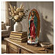 Our Lady of Guadalupe statue in hand-painted resin, 30 cm s2