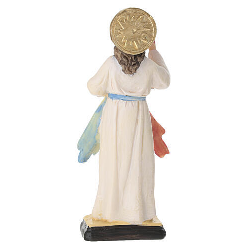 Estatua de resina Jesús Misericordioso 13 cm 6