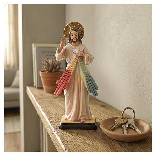 Statuetta in resina Gesù Misericordioso 13 cm 2