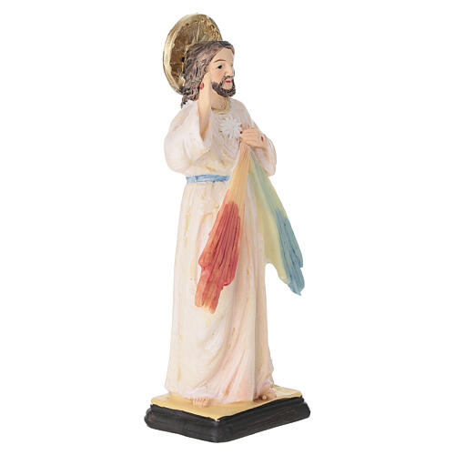 Imagem Cristo Misericordioso 13 cm em resina 5