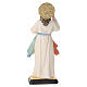 Jesus Divine Mercy statue in resin, 13 cm s6