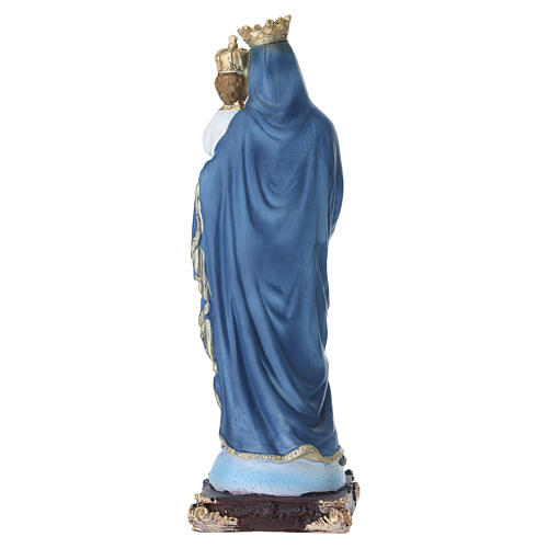 Virgin of the Sacred Heart with Child Jesus statue in resin, 20 cm 6