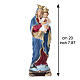Virgin of the Sacred Heart with Child Jesus statue in resin, 20 cm s3