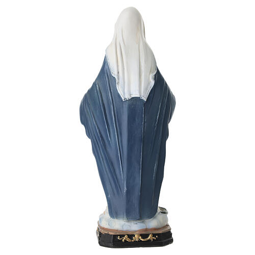 Madonna Immacolata statuetta resina rifinita a mano 20 cm 6