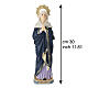 Estatua Virgen Dolorosa manos juntas 30 cm resina pintada s3