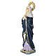 Statuetta Madonna Addolorata mani giunte 30 cm resina dipinta s4