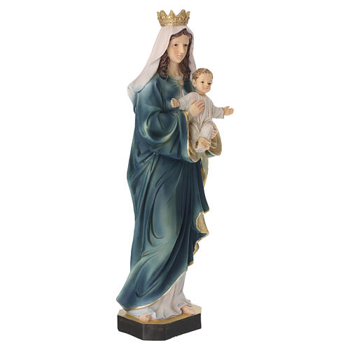 Estatua Virgen María y Niño Jesús resina pintada 40 cm 6