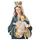 Estatua Virgen María y Niño Jesús resina pintada 40 cm s4