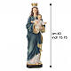 Virgin Mary with Child Jesus in painted resin statue, 40 cm s3