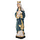 Virgin Mary with Child Jesus in painted resin statue, 40 cm s8