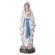 Our Lady of Lourdes painted fibreglass statue, 47 in, for outdoor use s1