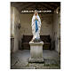Our Lady of Lourdes painted fibreglass statue, 47 in, for outdoor use s2