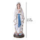 Our Lady of Lourdes painted fibreglass statue, 47 in, for outdoor use s3