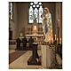 Our Lady of Lourdes painted fibreglass statue, 47 in, for outdoor use s4