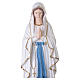 Our Lady of Lourdes painted fibreglass statue, 47 in, for outdoor use s7